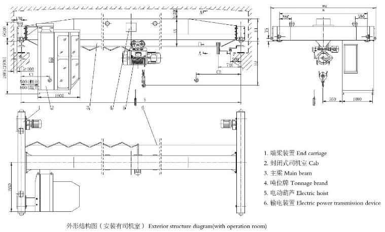 10噸電動式單梁起重機主要參數(shù)輸出功率 10噸電動式單梁起重機主要參數(shù)輸出功率